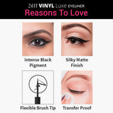 Nykaa 24 H Vinyl Luxe Eyeliner -Black granite 001