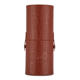 Cosmetics Brush Holder Cylinder Shaped Orange Rust (Big) - London Prime