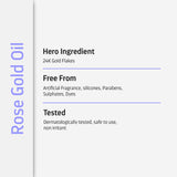 Indulgeo Essentials Rose Gold 24K Gold Oil 30ml