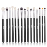 BEILI Professional Eye Sadow Eyeliner Eyebrow Makeup brushes Set 15 Pcs