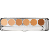 Kryolan Dermacolor Camouflage Creme' Palette 6 Color