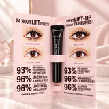 Charlotte Tilbury Pillow Talk Lift-Up Lashes Mascara open booklet showing 24 hour lift effect