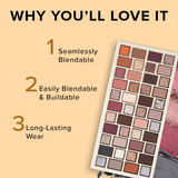 Character Cosmetics 44 Color Pro Creations Eyeshadow Palette