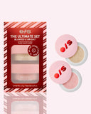 ONE SIZE THE ULTIMATE SET BLURRED & BRIGHT TRANSLUCENT & ULTRA PINK 6.5g x 2