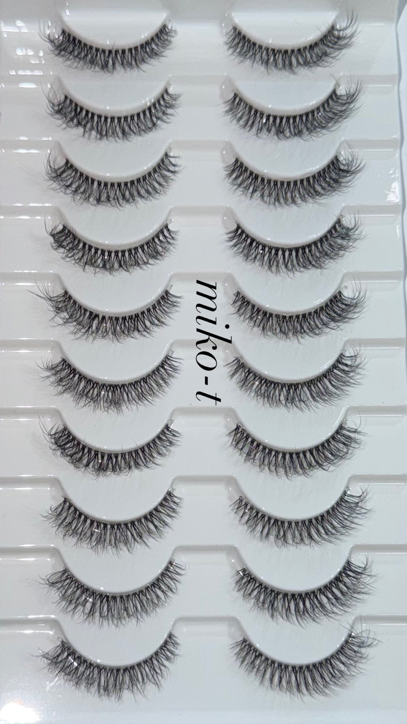 Mukhi Singh transparent band lashes MIKO T