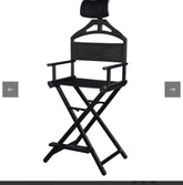 Makeup Artist Director Chair With Head Rest Foldable Chair