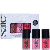 Saie mini dew blush trio gift set