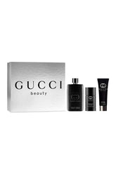 GUCCI GUILTY EDP SET 90ML EDP + 75ML DEO STICK + 50ML SHOWER GEL