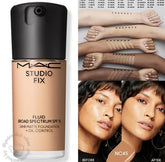 Mac Studio Fix Fluid foundation Spf 15 Broad Spectrum Spf 15 24HR Matte Foundation +Oil Control 30ml