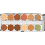 Kryolan Dermacolor Camouflage 12 Color Palette