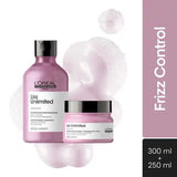 L'Oreal Professionnel Serie Expert Liss Unlimited Shampoo + With Combo of Liss Unlimited Mask|With Pro-Keratin Complex (250 ml +250 gm)