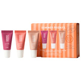 Summer Fridays Limited Edition The Sweet Summer Minis Lip Butter Balm Set - Berry Sorbet, Peach Granita & Sea Salt Caramel