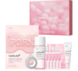 MEDICUBE Salmon DNA PDRN Trial Kit | Glass Glow Mini Skincare Set with Toner, Serum & Sheet Mask for Hydrating, Firming, Moisturizing |Gift & Travel Essentials for Women & Girls | Korean Skincare