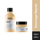 L'Oreal Professionnel Absolut Repair Lipidium Masque (250 ml)+ L'Oreal Professionnel Absolut Repair Lipidium Shampoo (300 ml) Combo of 2