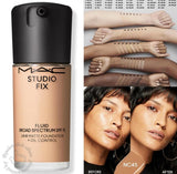 Mac Studio Fix Fluid foundation Spf 15 Broad Spectrum Spf 15 24HR Matte Foundation +Oil Control 30ml