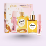 Gisou Honey Gloss & Go Duo – Hair Oil & Lip Oil Set